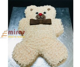 My Fresh Cream Teddy Birthday Cake