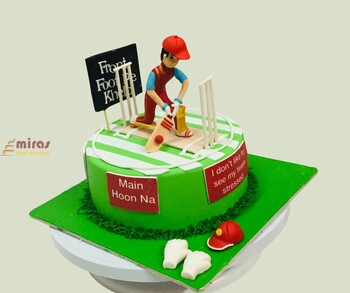 My Cricket Team Birthday Cake