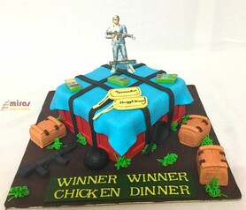 PUBG Terminator Birthday Cake