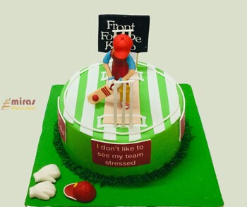 My Cricket Team Birthday Cake