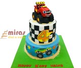 Monster Car Birthday Cake