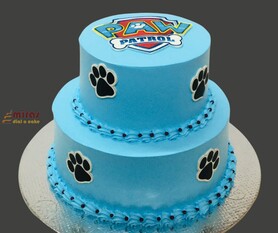 Cute Paw Patrol Birthday Cake