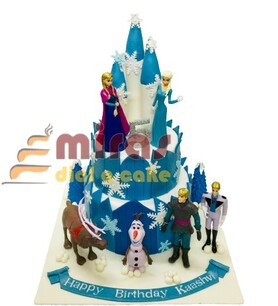 Frozen Family Birthday Cake