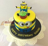 Shama  Minion Cake