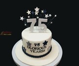 Happy 75th Birthday Cake