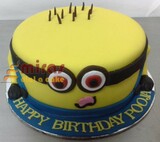 Cute Minion Birthday Cake