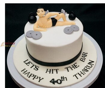 I am Gymming Birthday Cake