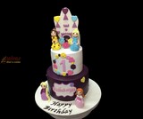 Birthday Cake Disney Princess Theme