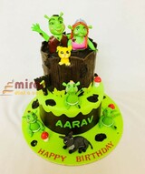 Shrek themed cake 2kgs