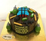 PUBG Winner Chicken Dinner Cake