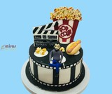 Movie  Night Birthday Cake
