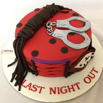 Bachelorette Party Cake-Last Night Out