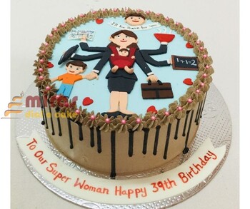 All Super Women Birthday Cake