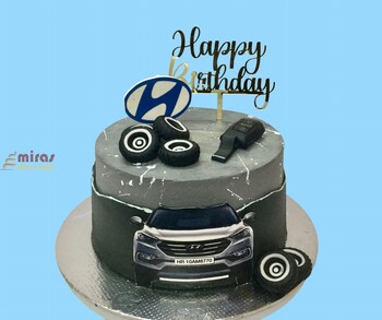 Buttercream Car Birthday Cake