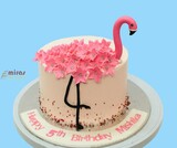 Flamingo Birthday Cake