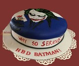 Serious Batman Birthday Cake