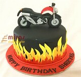 Birthday Cake - Love To Ride Bike Cake