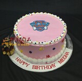 Pink Paw Patrol Birthday Cake