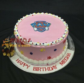 Pink Paw Patrol Birthday Cake