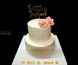 Simple Wedding  Cake