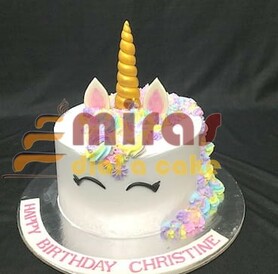 Fresh Cream Unicorn Cake