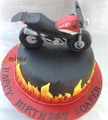 Custom Birthday Cake Ducati Custom Bike