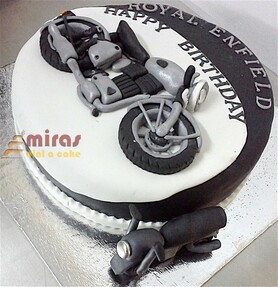My Enfield's Bike Birthday Cake