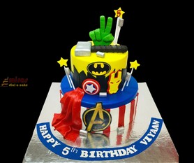 5th Avenger Birthday Cake
