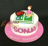 Sonja's Tennis theme Birthday Cake