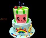 Happy 1st Cocomelon Birthday Cake