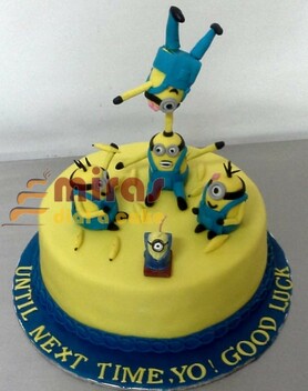 Birthday Cake Handstand Minions
