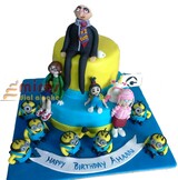 Birthday Cake Minion Despicable Me theme