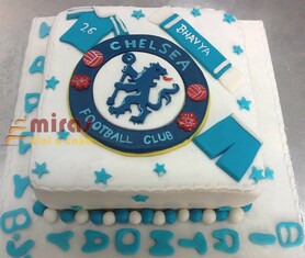 Chelsea Football Club Birthday Cake