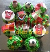 Arsenal Theme CupCakes- Set of 10