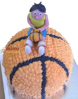 Basketball Fresh Cream  Birthday Cake