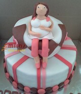 Baby Shower Cake-The Lady