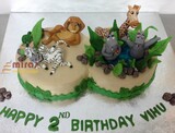 Chillout Madagascar Birthday Cake