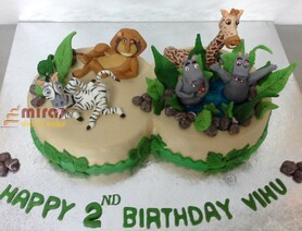 Chillout Madagascar Birthday Cake