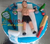 All in One fitness Birthday Cake