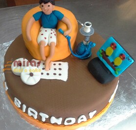 Hukka Chill Birthday Cake
