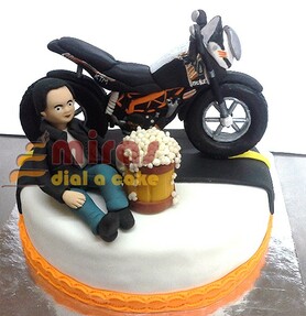 Bike My Passion Birthday Cake