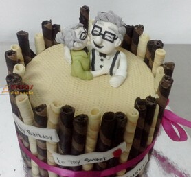 Ageless Love Valentines Cake