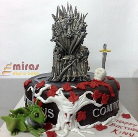 Customized Birthday Cake GOT Theme