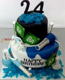 Breaking Bad Customized Birthday Cake