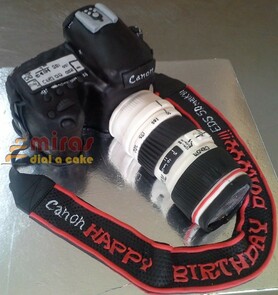 SLR Camera  Customized Birthday Cake