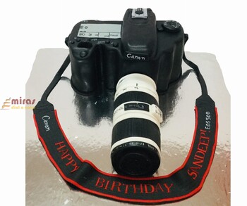 SLR Camera  Customized Birthday Cake